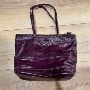 Patent Leather Coach Purse